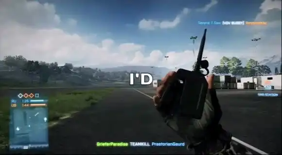 Нарезка командных убийств из Battlefield 3