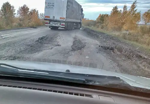 худшие дороги России.