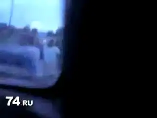 Погоня за мотоциклом в Челябинске