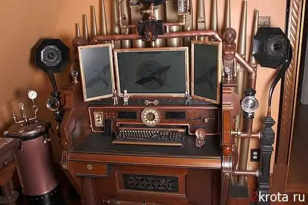 Кабинет в стиле Стимпанк