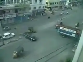 автомобильный ад на дорогах Индии