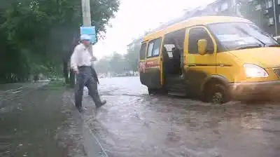 Наводнение в Перми из-за дождей