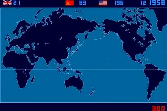 Map of Nuclear Explosions on the Earth from 1945-1998