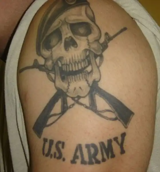 Военные тату американских солдат