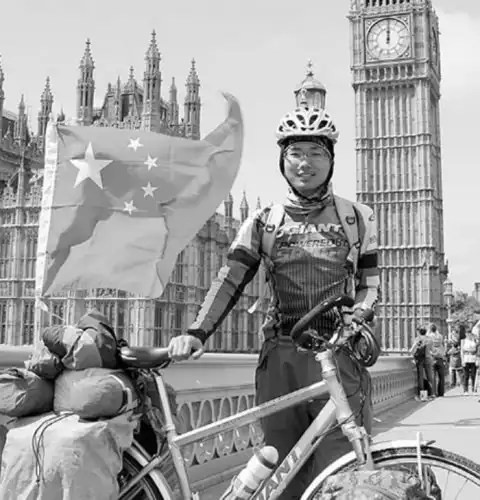 Зенг Шенг из Шанхая пересёк Евразию на велосипеде