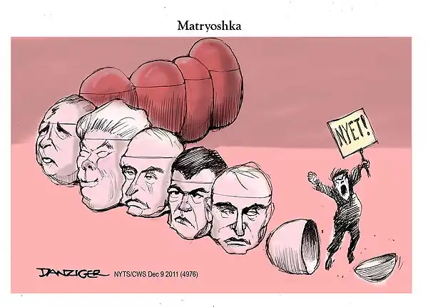 Западные карикатуры про наши выборы...