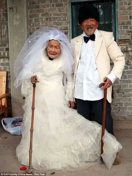 Свадебные фотографии спустя 88 лет