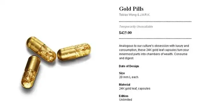 Золотые таблетки для богатых людей