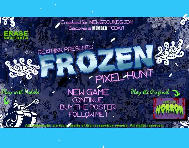 Frozen Pixel Hunt