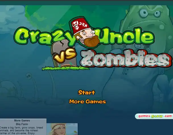 Crazy Uncle VS Zombies