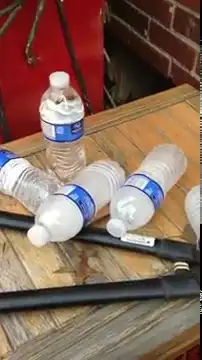 Мгновенное замерзание воды в бутылке