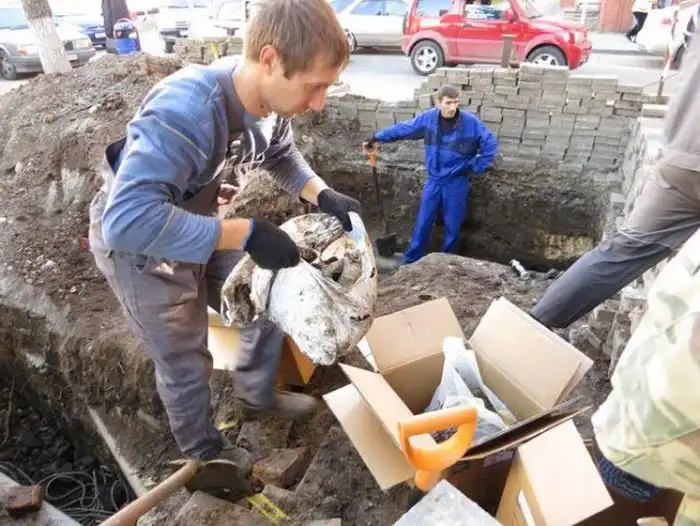 Неожиданная находка при строительстве дороги в Ростове-на-Дону