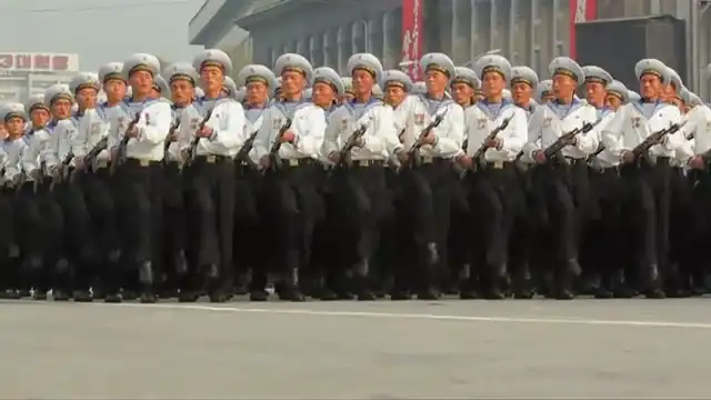 Парад в Северной Корее