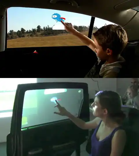 Инженеры построили интерактивные окна автомобиля