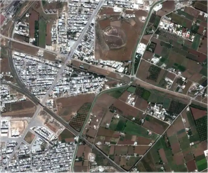 До и после пожара нефтепровода в Сирии