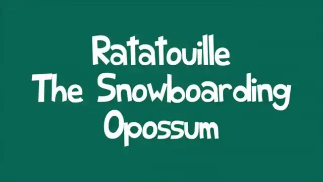 Рататуй - Опоссум сноубордист