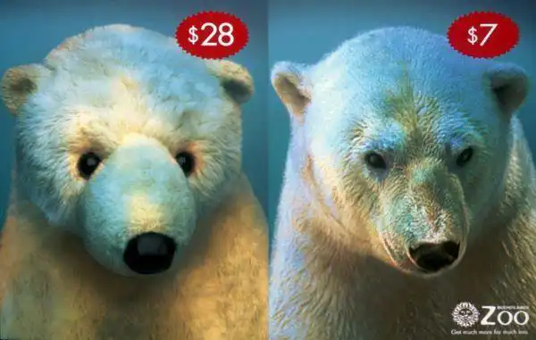 Креативная реклама зоопарков.