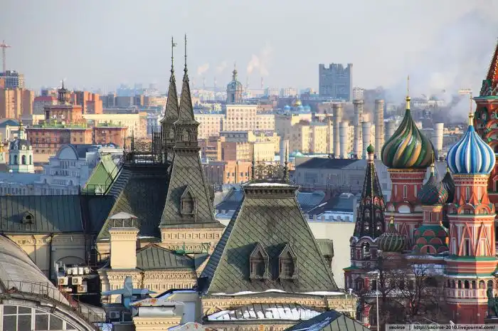 С крыши "Москвы"