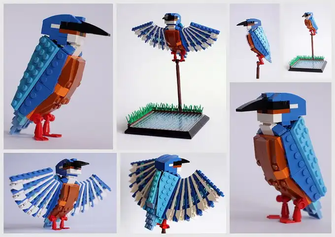 Британские птицы из LEGO (6 шт.)