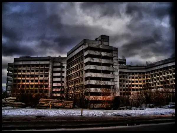 Ховринская заброшенная больница (Амбрелла)