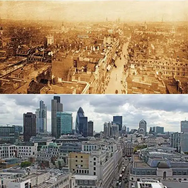 Лондон 115 лет назад и сейчас