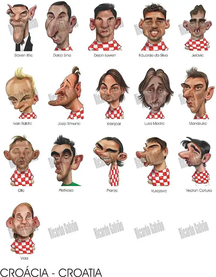 Классные карикатуры игроков Евро 2012