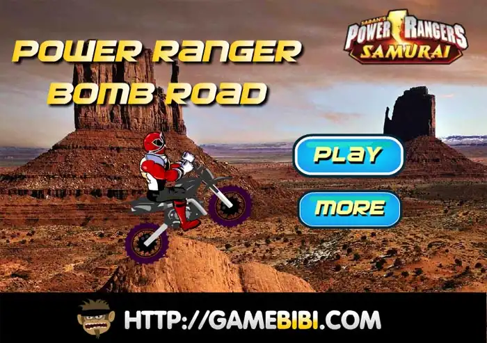 Power Rangers Bomb Road