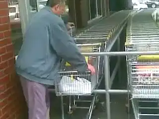 Когда пьяный приходит в супермаркет