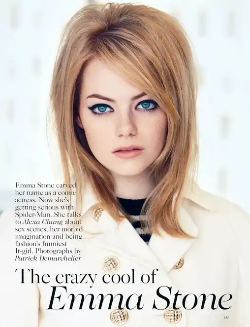 Эмма Стоун для Vogue UK (6 фото)
