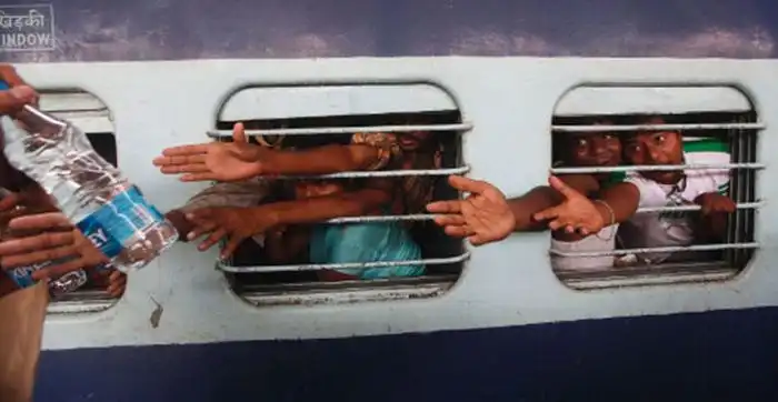 Ужасы железнодорожного транспорта в Индии
