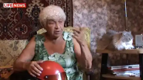 81-летняя пенсионерка стала участницей байк-шоу