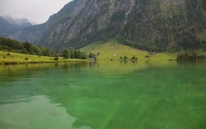 Невероятно красивое озеро Оберзее в Германии