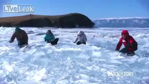 Превосходная игра на ледяном озере