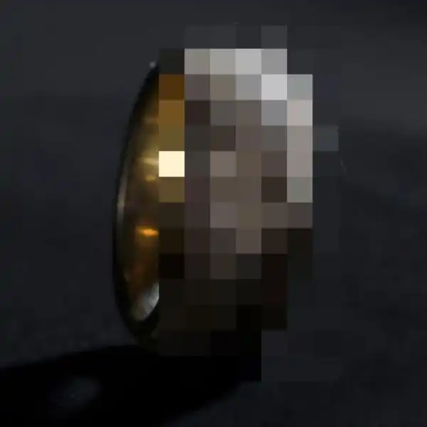 Необычное кольцо из золота и человеческой кожи