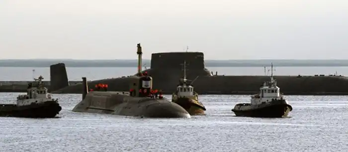 Уникальный российский подводный крейсер "К-535 Юрий Долгорукий"