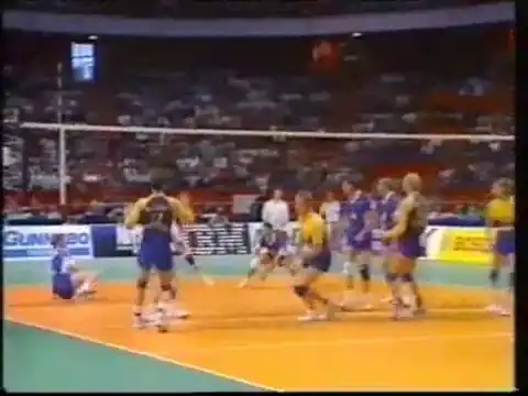 Volleyball - Чемпионат европы 1989, СССР - Швеция