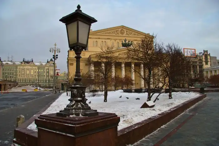 Москва рано утром 1го января 2013 года