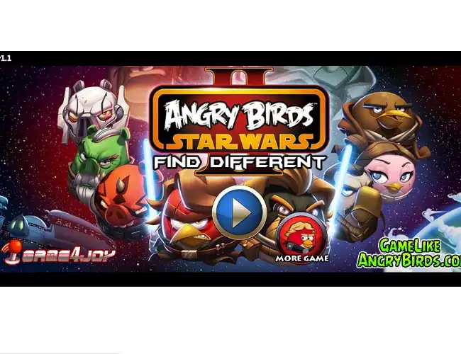 Angry Birds Star Wars - Find The Differences