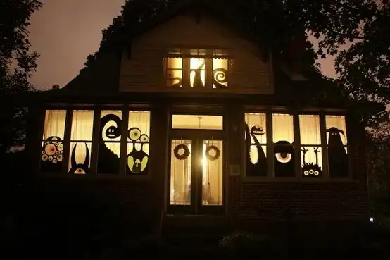 Дома в стиле Хэллоуин
