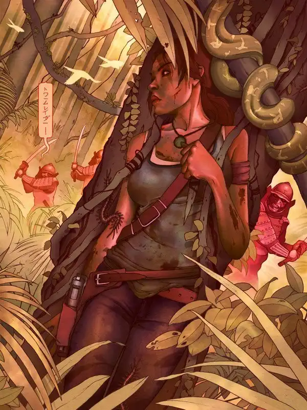 Подборка рисунков. Lara Croft