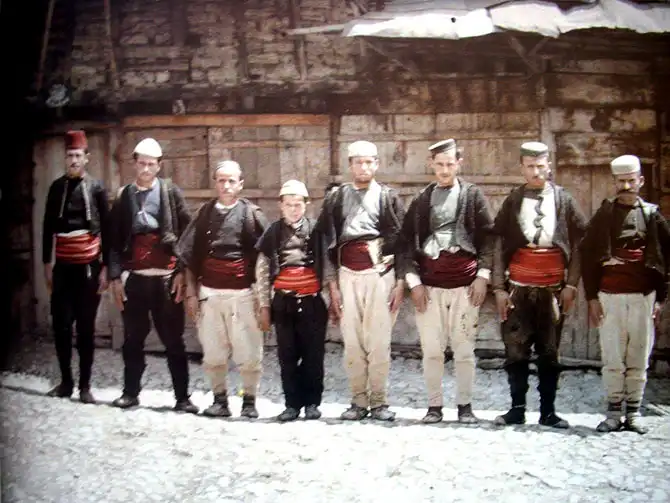 Балканы начала ХХ века в цвете