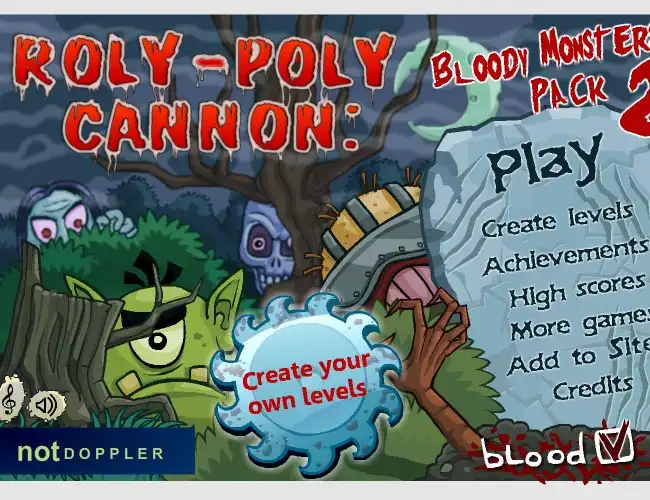 Roly-Poly Cannon: Bloody Monsters Pack 2