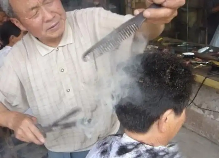 Искусство стрижки раскаленными щипцами