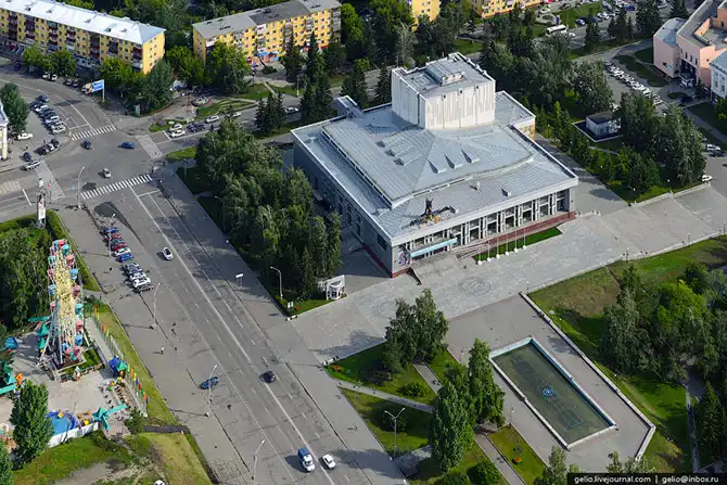 Барнаул с высоты птичьего полета