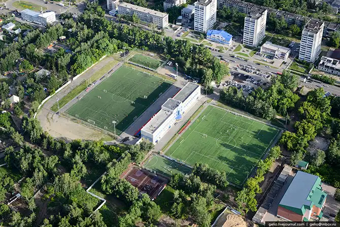 Барнаул с высоты птичьего полета