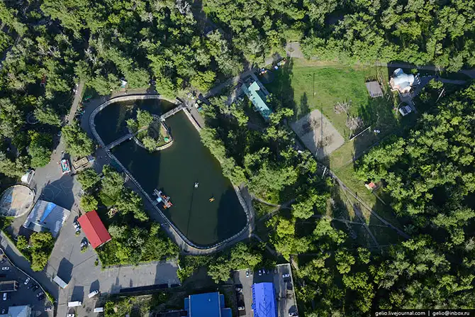 Барнаул с высоты птичьего полета