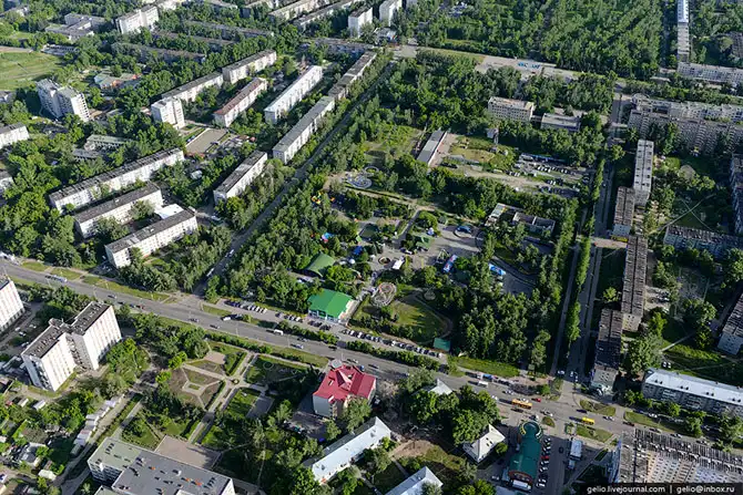 Барнаул с высоты птичьего полета