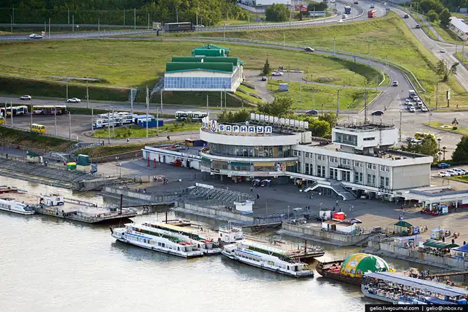 Барнаул с высоты птичьего полета