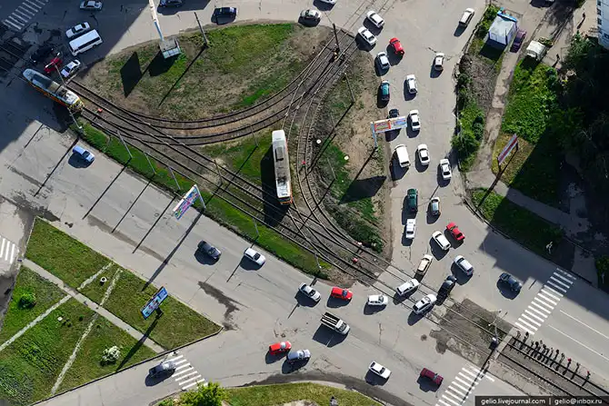 Барнаул с высоты птичьего полета