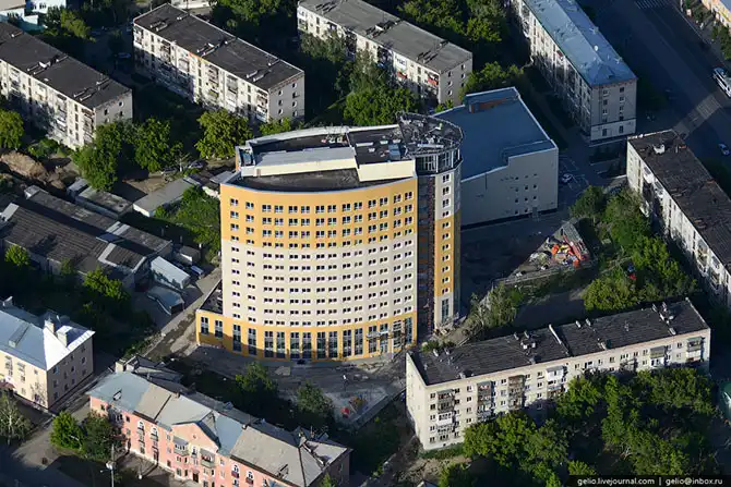 Барнаул с высоты птичьего полета